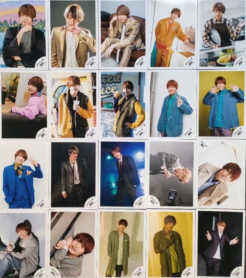 中間淳太 ジャニーズWEST WEST. 公式写真 ① ソロ 個人のみ
