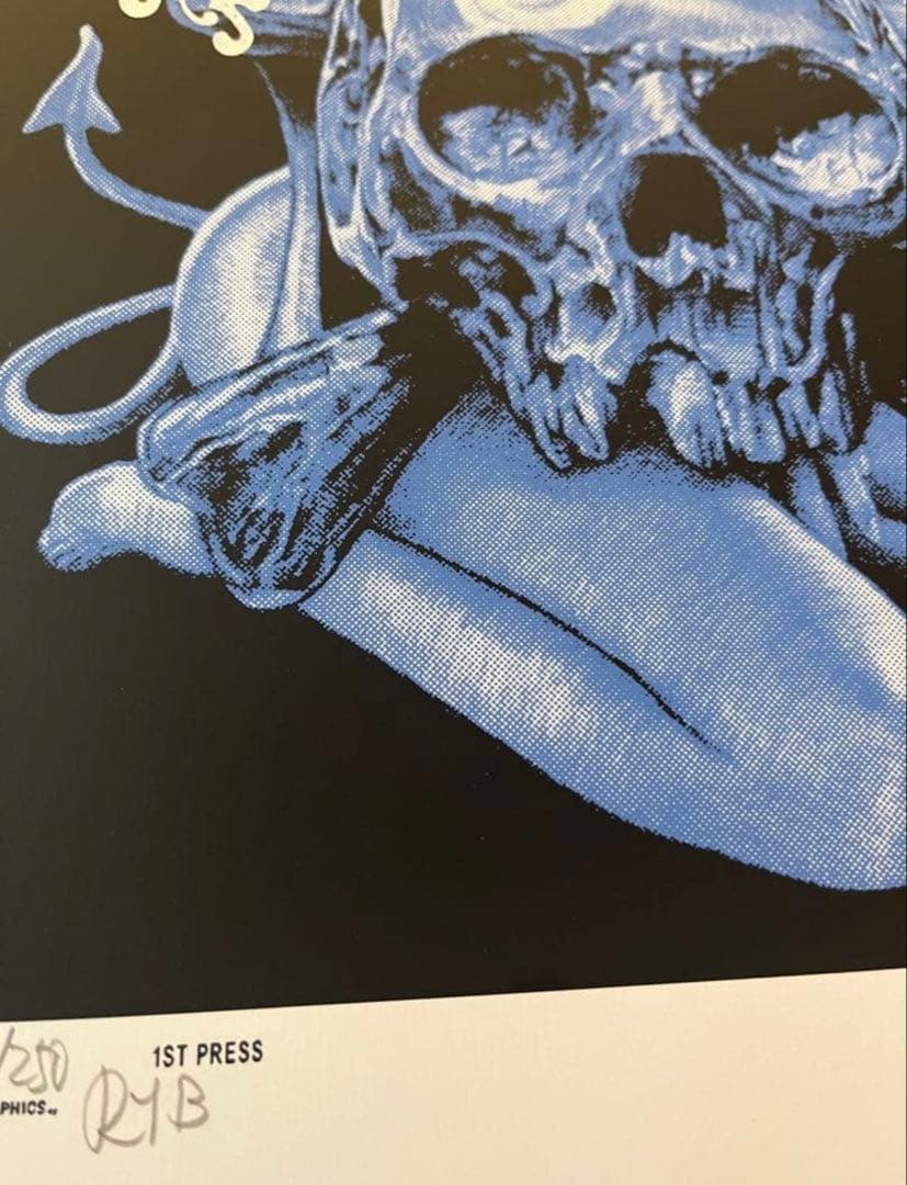 ロッキンジェリービーン シルクスクリーン \"PARIS NOIR\"