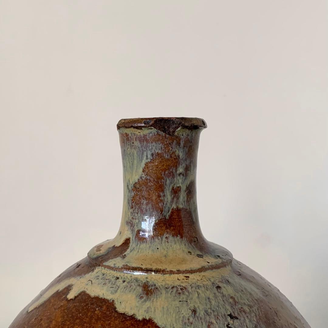 高取焼 小石原焼 上野焼 竹節瓶 油瓶 古美術 古道具 アンティーク