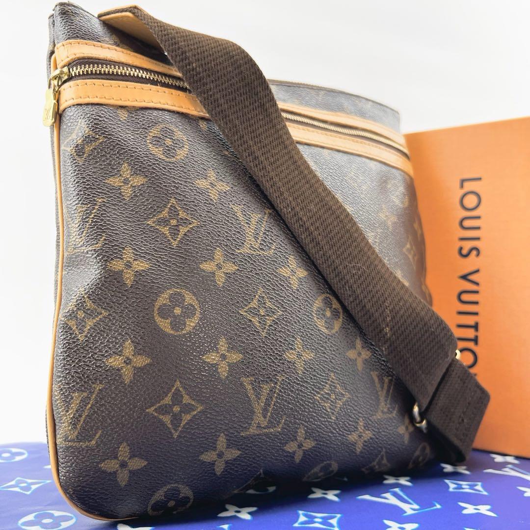 【美品】 VUITTON　ショルダーバック　サコッシュ　ダミエ　ボスフォール
