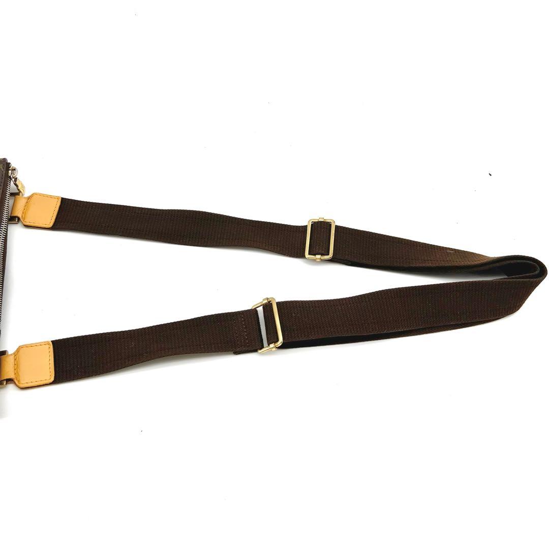 【美品】 VUITTON　ショルダーバック　サコッシュ　ダミエ　ボスフォール