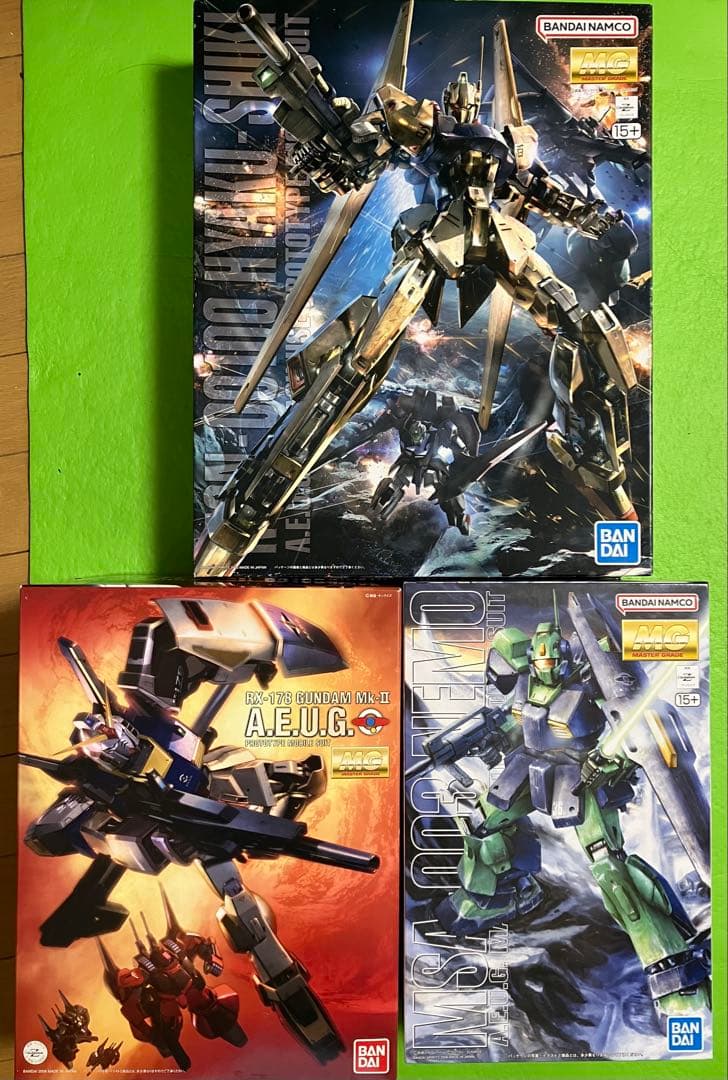 ガンプラ MG Zガンダム・エゥーゴ機3点セット 未組立