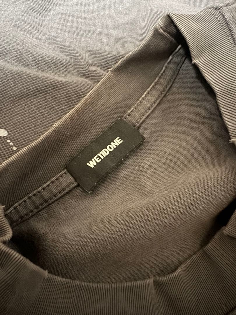 WE11DONE マイファスhiro着用グレー プリントTシャツ