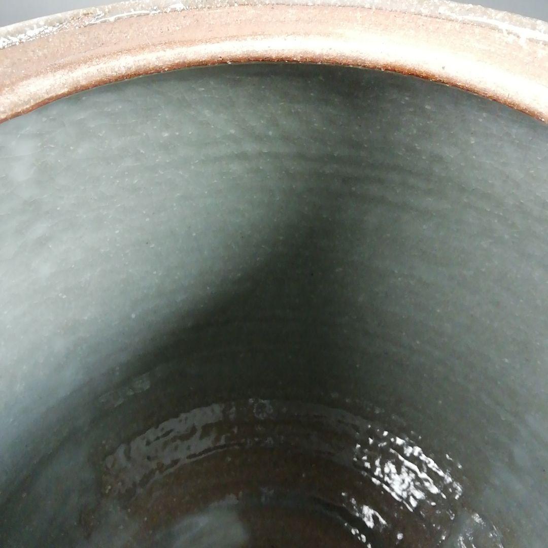 Ｔ８４５　水指　『三嶋芋頭　水指』『田中溪峰 造』　共箱　茶道具