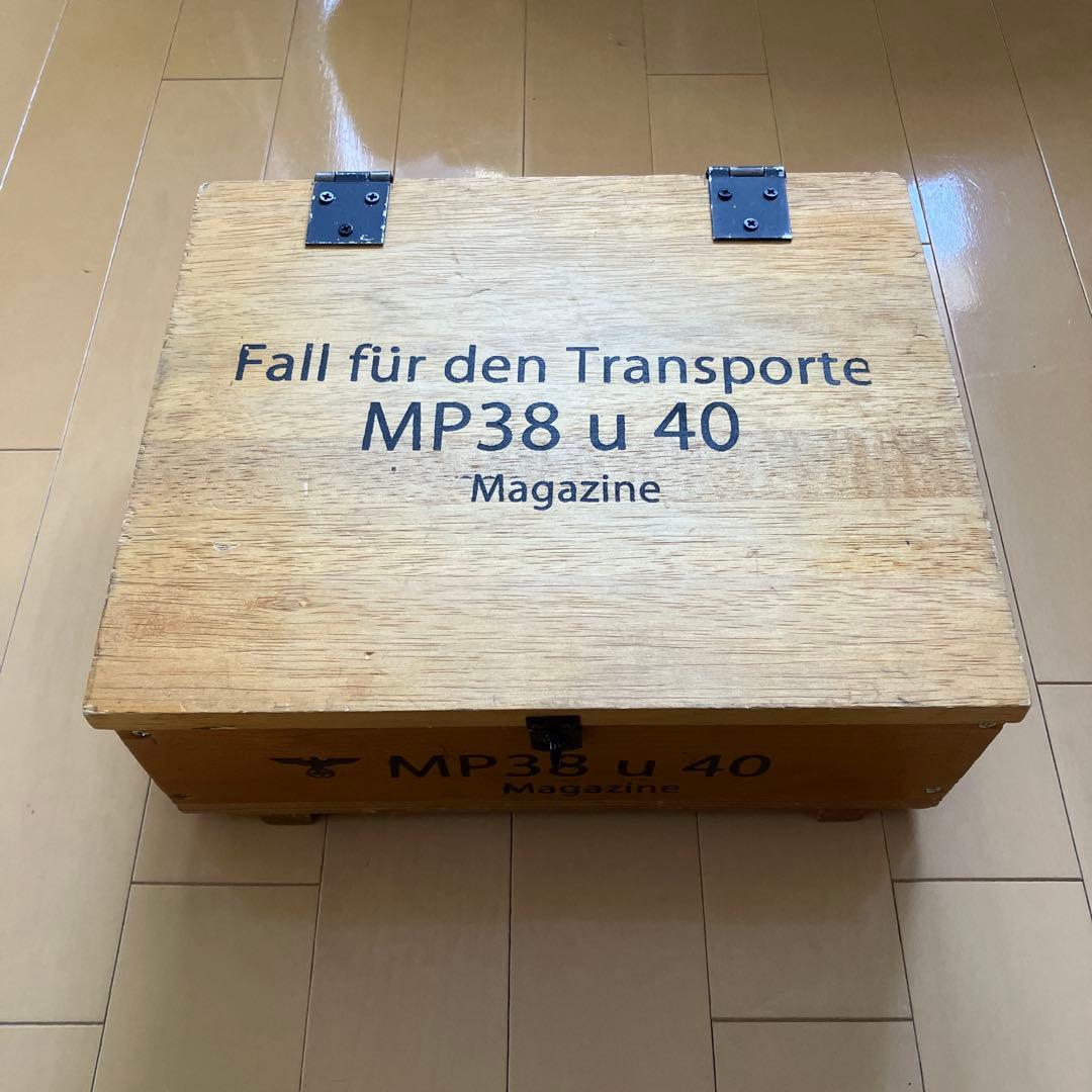 ドイツ軍　MP38 u 40 予備マガジンケース　ダミーマガジン18本入り