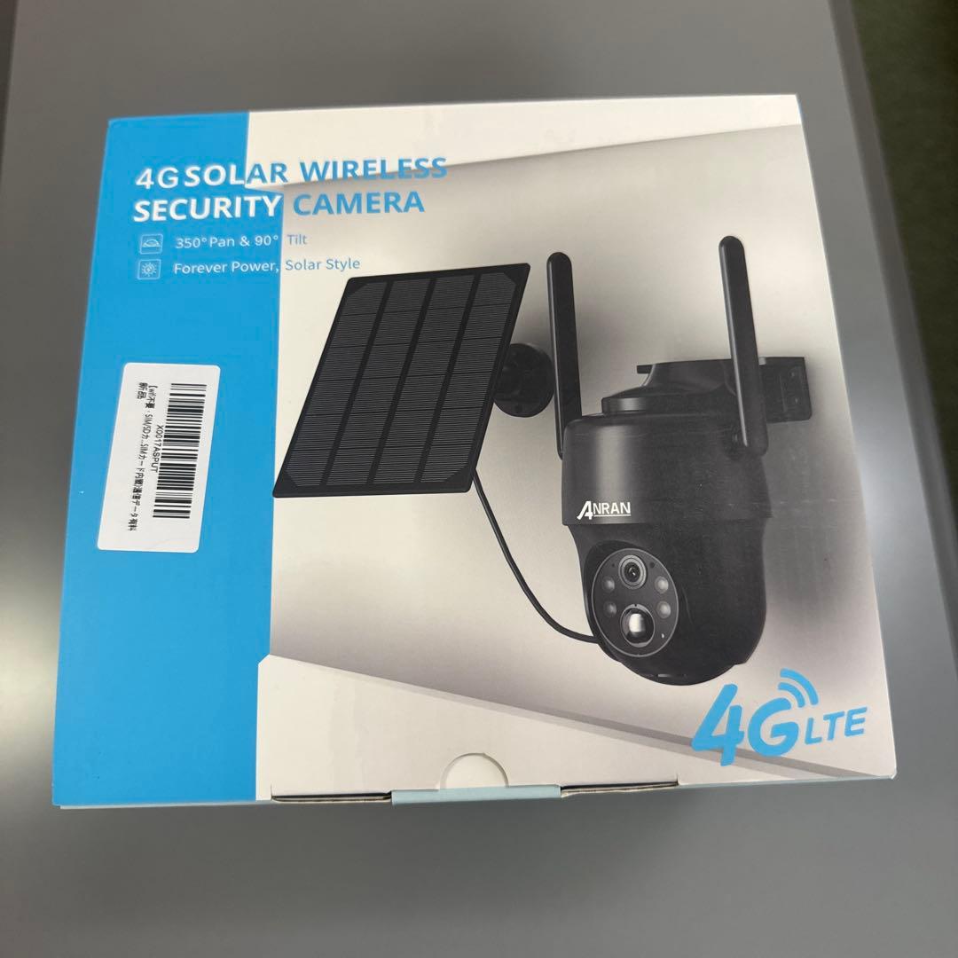 【新品】ANRAN 4Gソーラー無線防犯カメラ【未使用】