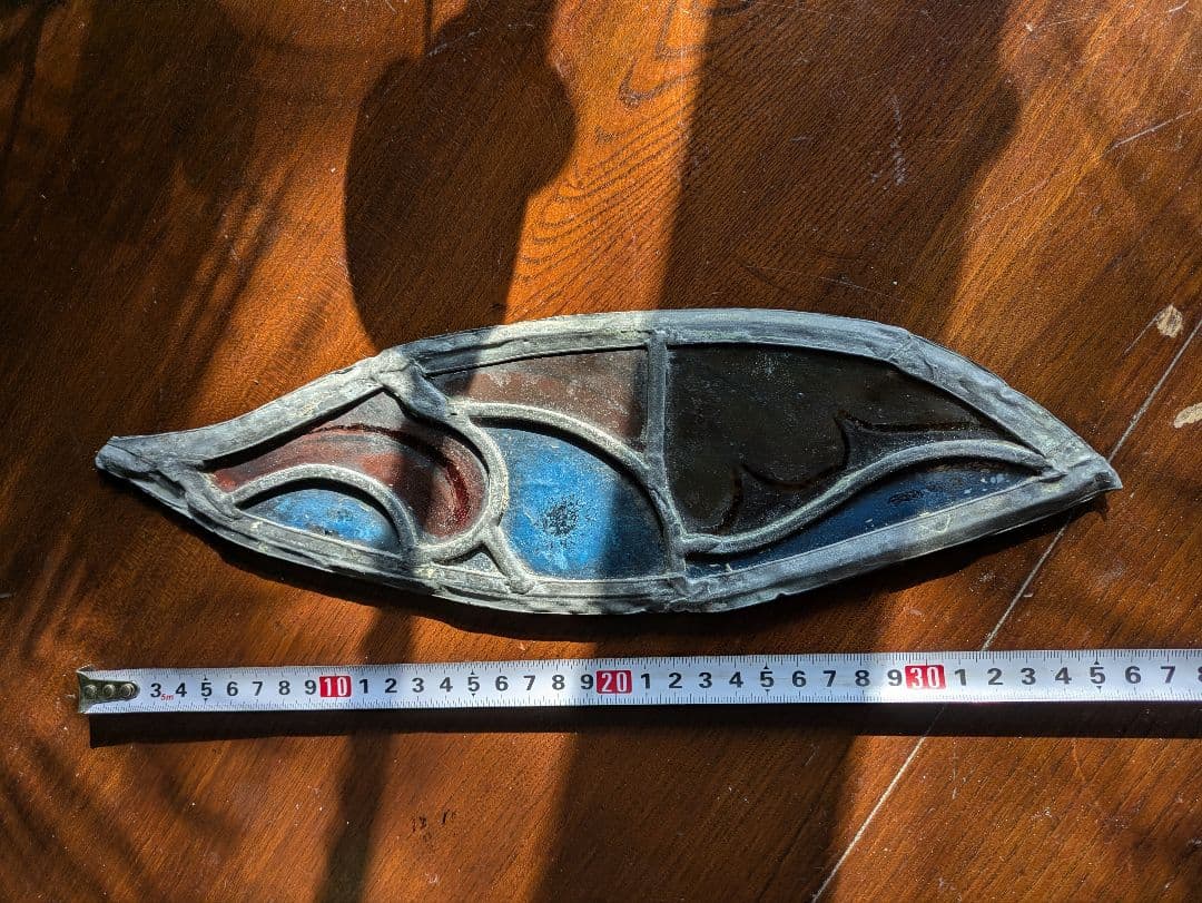 芸術品！天使 の羽 イタリア アンティークステンドグラス 流木アート クリスマス