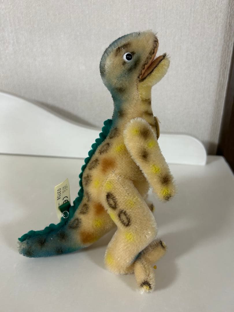 【希少・美品】シュタイフ モヘア ティラノサウルス Tyros 1959 復刻版