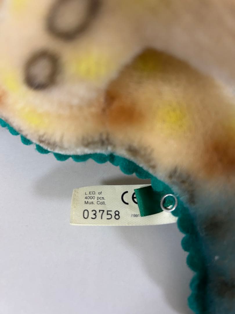 【希少・美品】シュタイフ モヘア ティラノサウルス Tyros 1959 復刻版