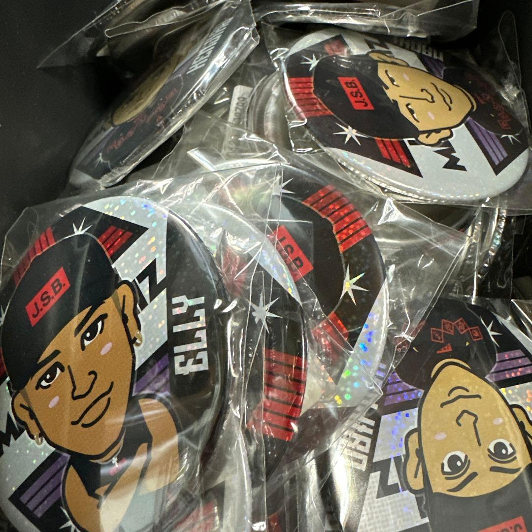 三代目JSBオンラインブース缶バッジまとめ売り(100個以上、約5万分)