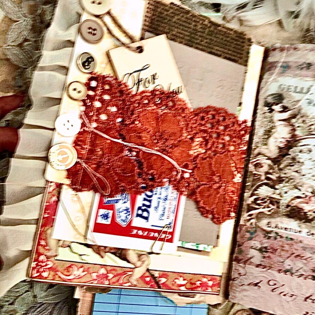 感謝セール❣️多種類染レースたっぷり『天使』ジャンクジャーナル雑記帳