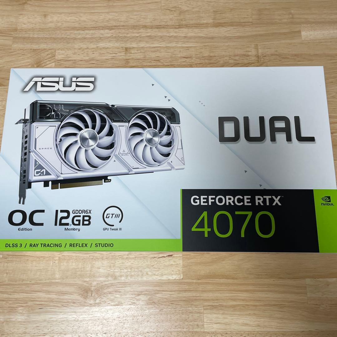 新品未開封ASUS GeForce RTX 4070 OC Edition