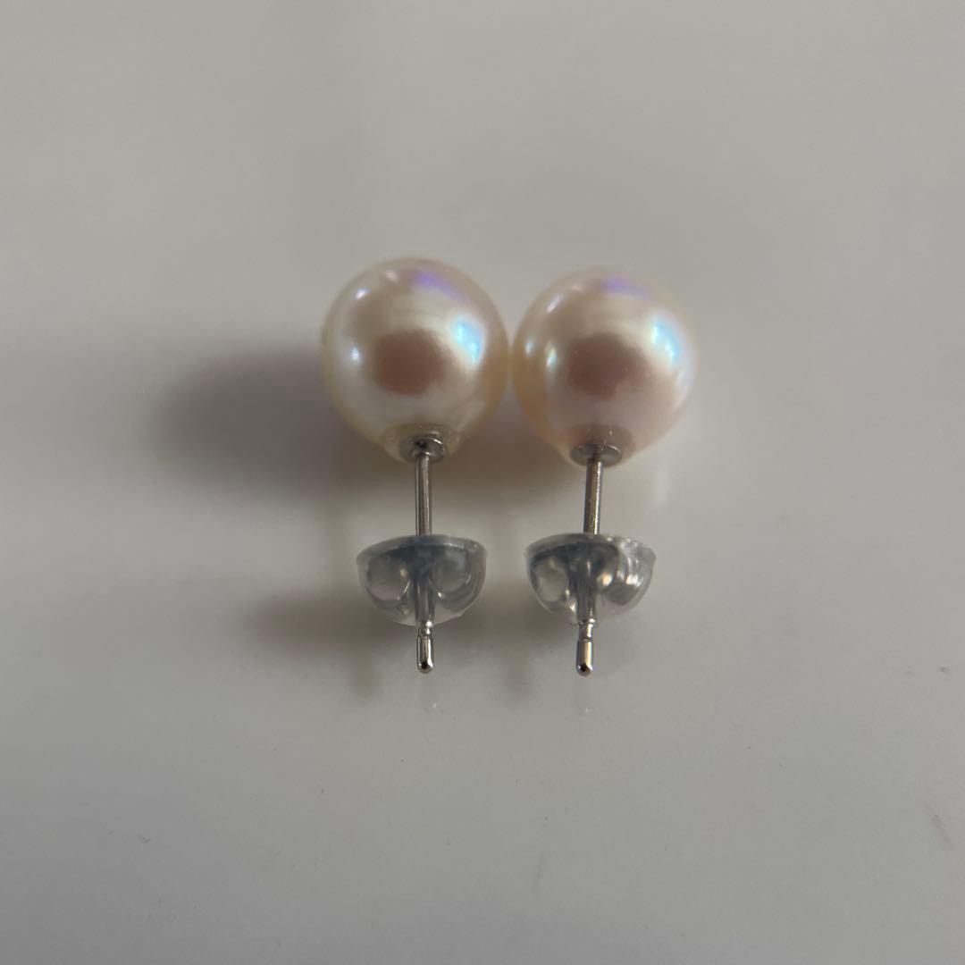 宇和島産 あこや本真珠 パール ピアス プラチナ製（真珠 ピアス）pt900