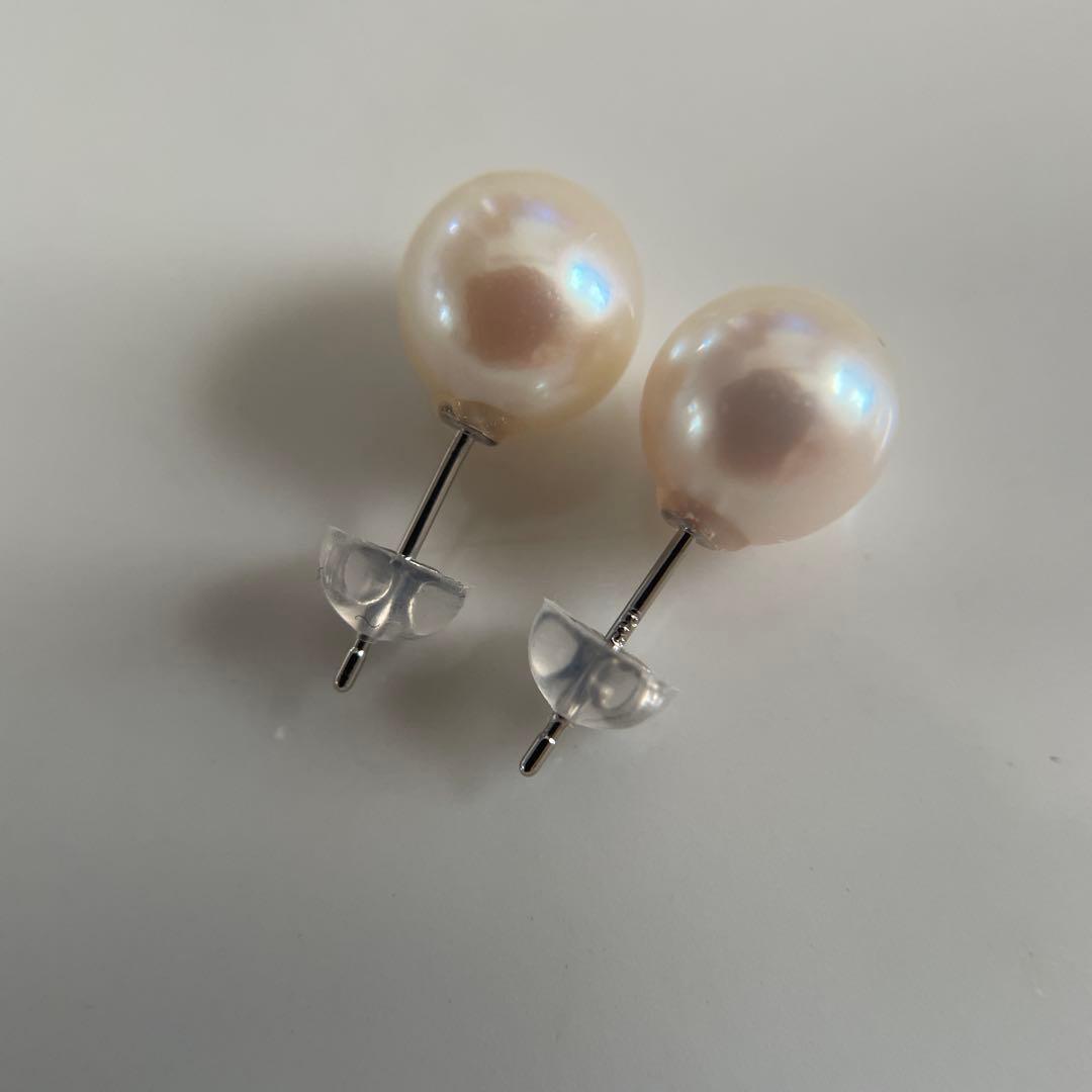 宇和島産 あこや本真珠 パール ピアス プラチナ製（真珠 ピアス）pt900