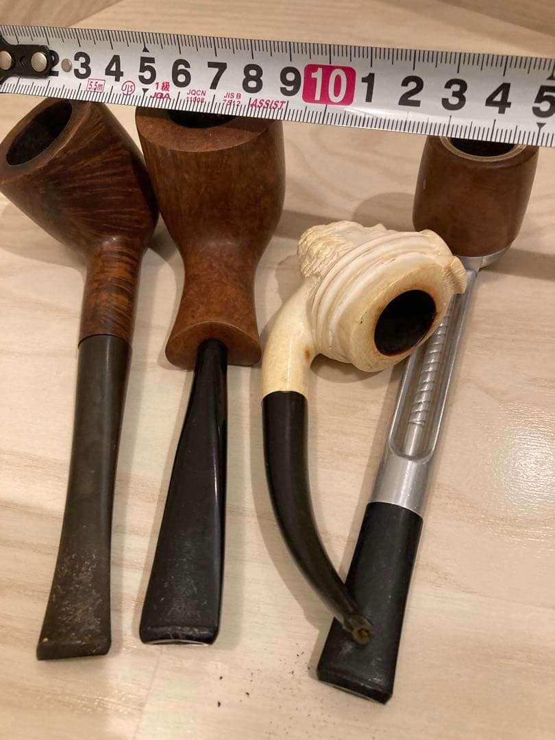 木製パイプスタンドとパイプセット