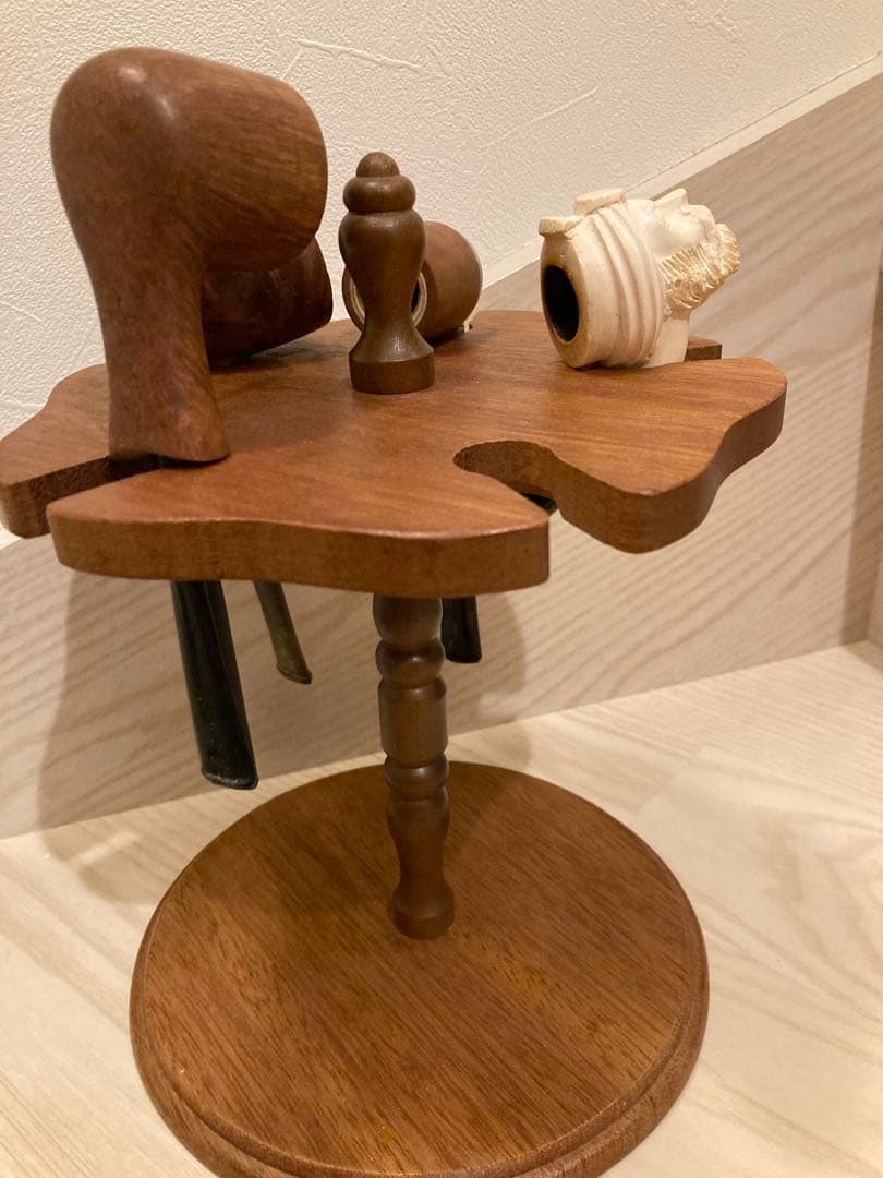 木製パイプスタンドとパイプセット