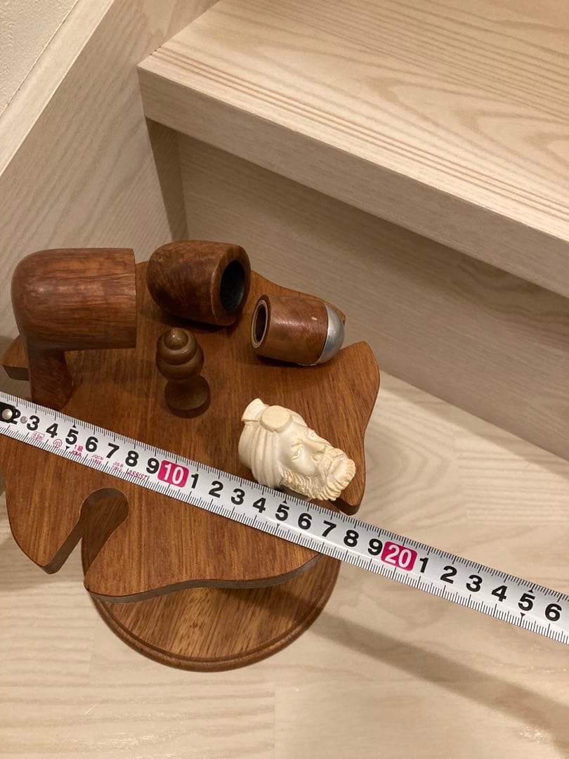 木製パイプスタンドとパイプセット