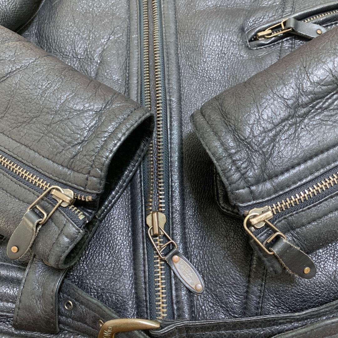 ハーレーダビッドソン リアルムートン ライダース ジャケットL HDC純正