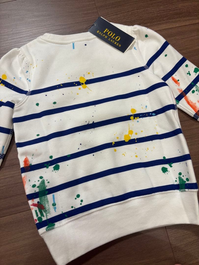 【新品未使用タグ付】ラルフローレン　ポロベア　トレーナー ラルフ110cm 4T