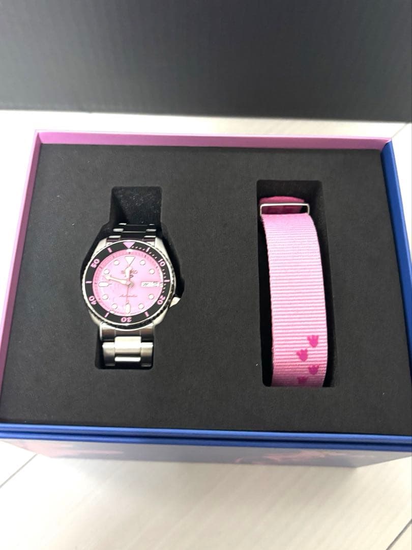 セイコー 5スポーツ SBSA321 ピンクパンサーコラボ