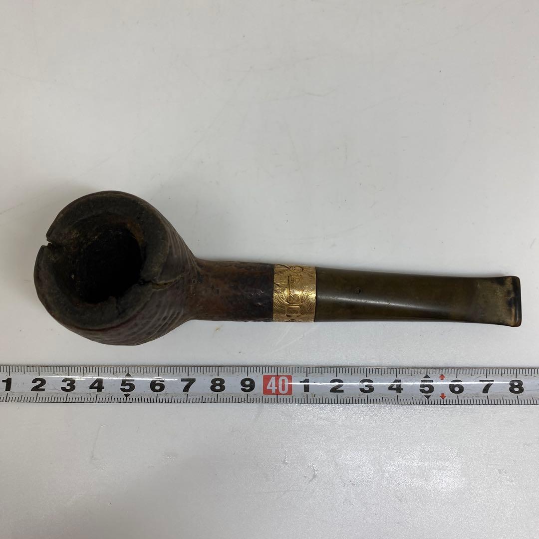 375（K9）刻印　金金具　水牛口　パイプ　57g 東さ7-0528☆1F