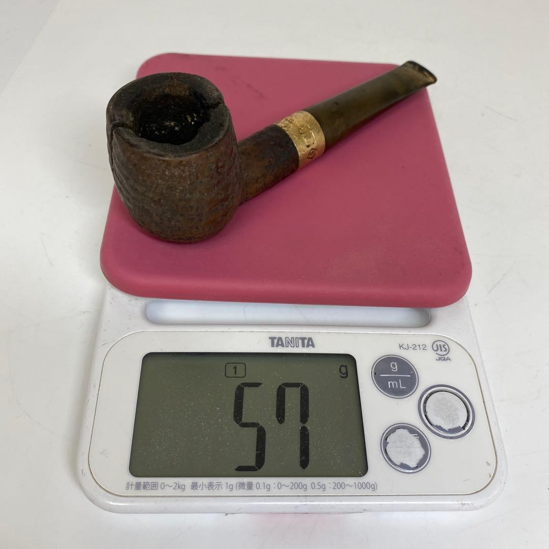 375（K9）刻印　金金具　水牛口　パイプ　57g 東さ7-0528☆1F