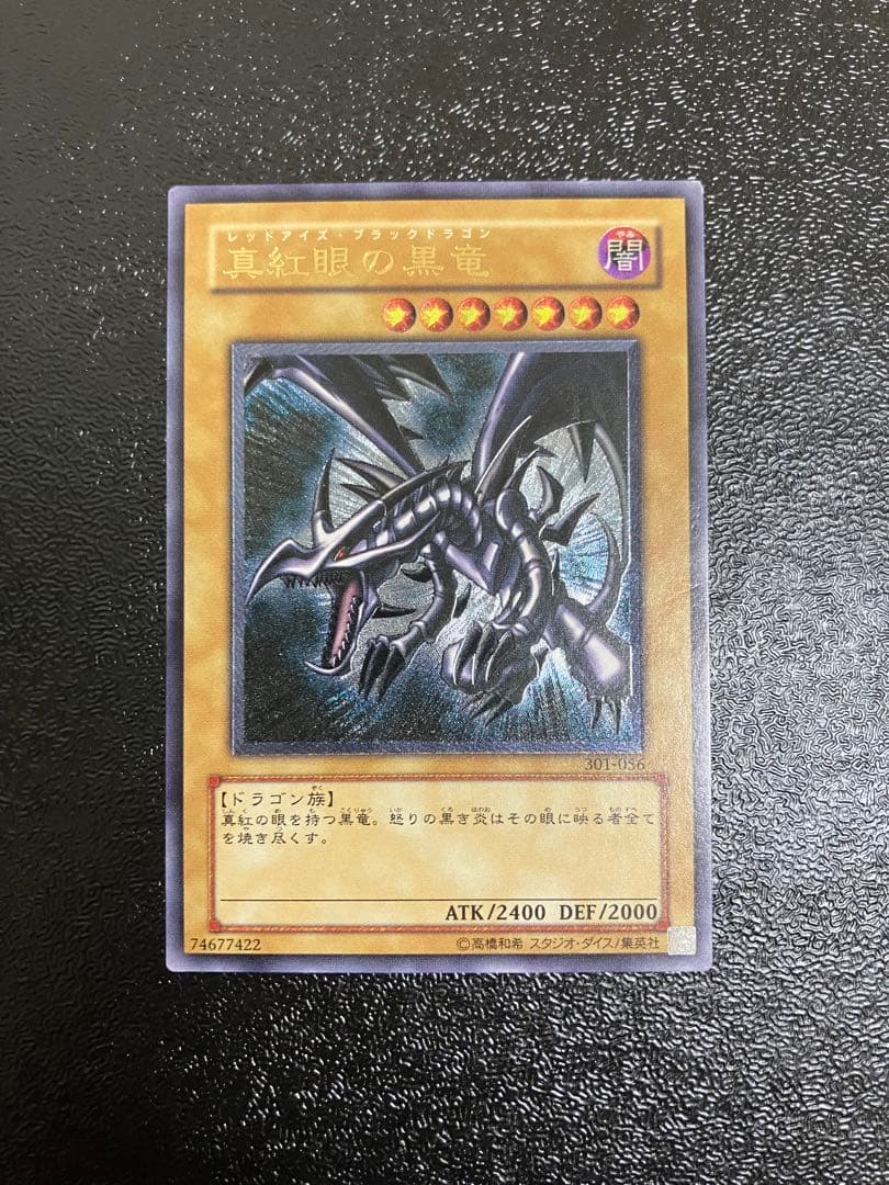 サ*ル様 遊戯王　真紅眼の黒竜　レリーフ