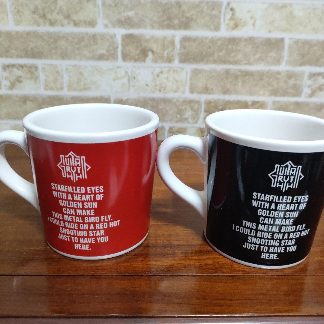 虎鉄布袋寅泰 GUITARHYTHM マグカップ RED＆BLACK 2種