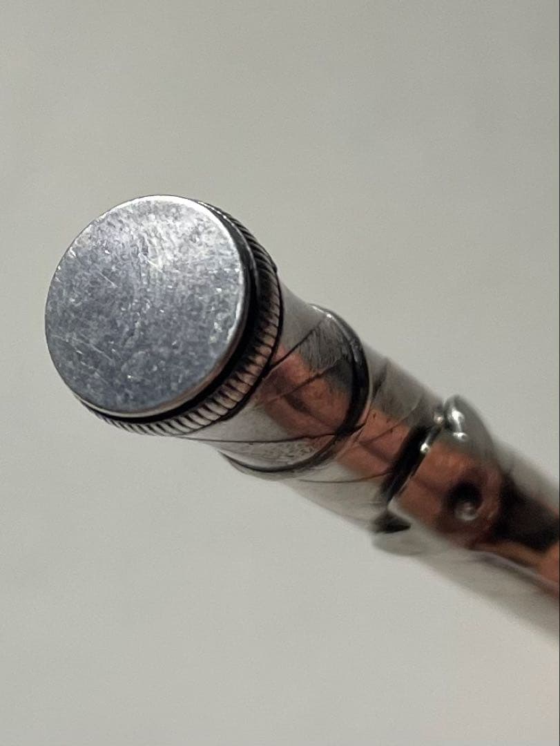 プラチナ PLATINUM シャープペンシル 早川式繰出鉛筆 シルバー 筆記用具