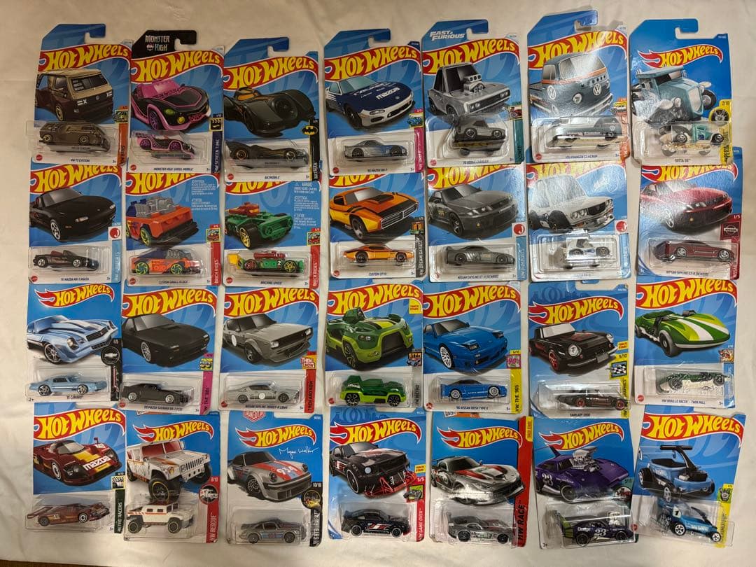 ホットウィール　42台 未開封 まとめ売り　ミニカー　マテル