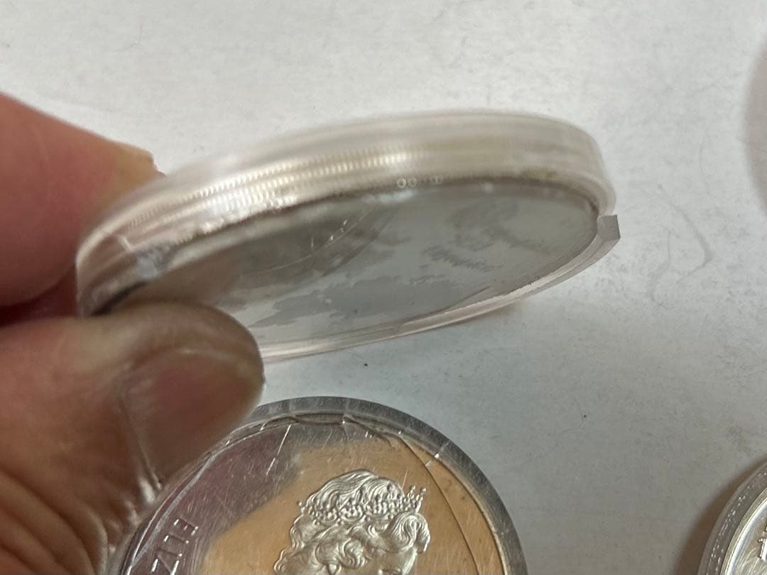 モントリオール1976 10ドル2枚5ドル2枚　1973銀貨