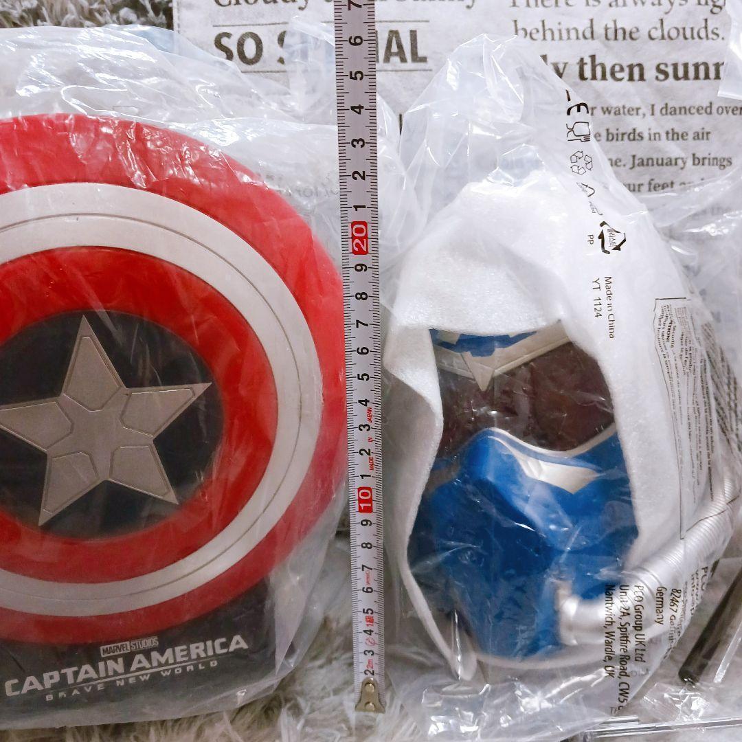 ✨映画館限定✨マーベルキャプテンアメリカポップコーンバケツ&カップ3点映画グッズ