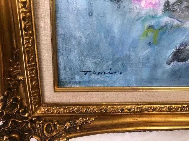 週末限定 価格❗️大型傑作☀️金 登美☀️油彩Ｆ２０号◆評価 ９.６万円／号