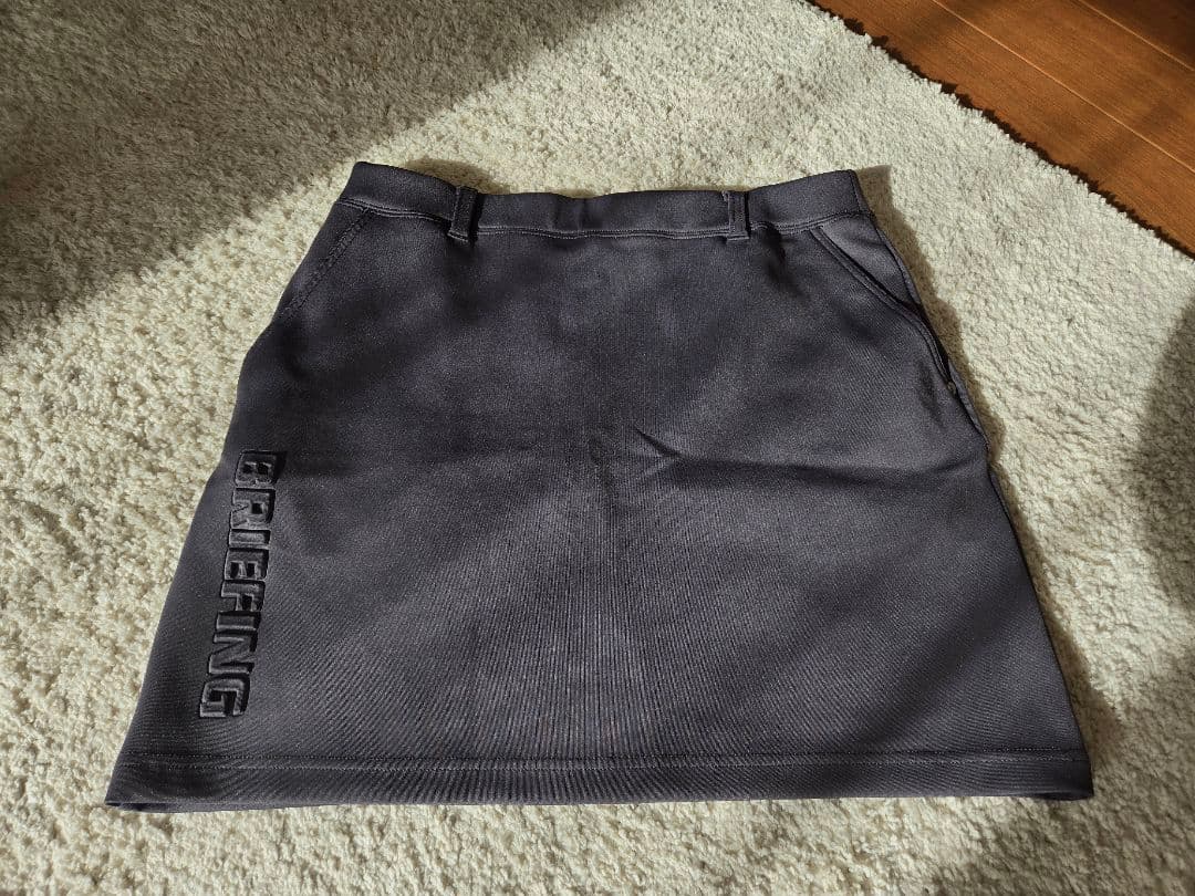 【L 】BRIEFING ゴルフスカート グレー