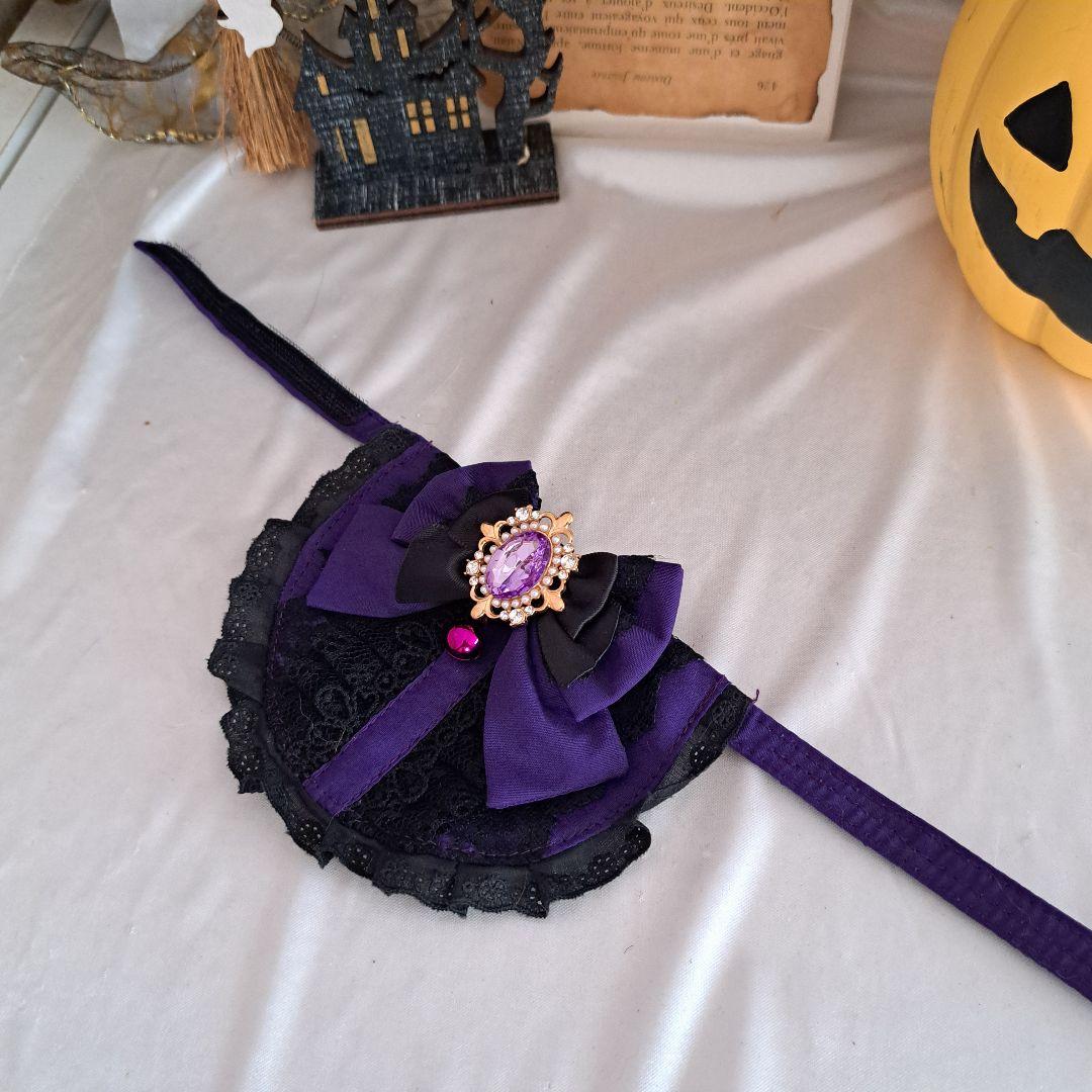 ハロウィン、ゴスロリスタイ(③)わんちゃん猫ちゃん用