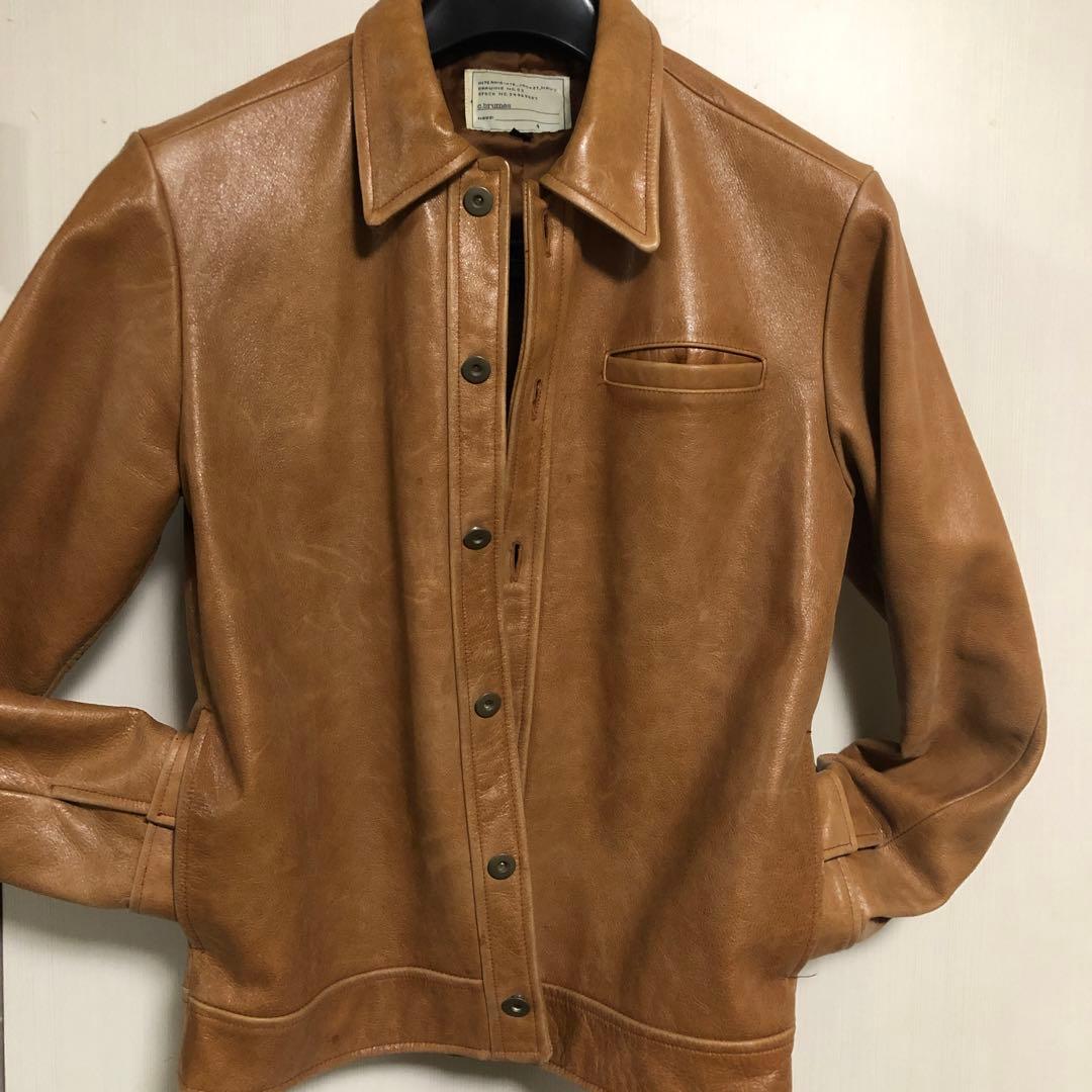 秋冬アウターヴィンテージ風レザージャケット　シングルライダース