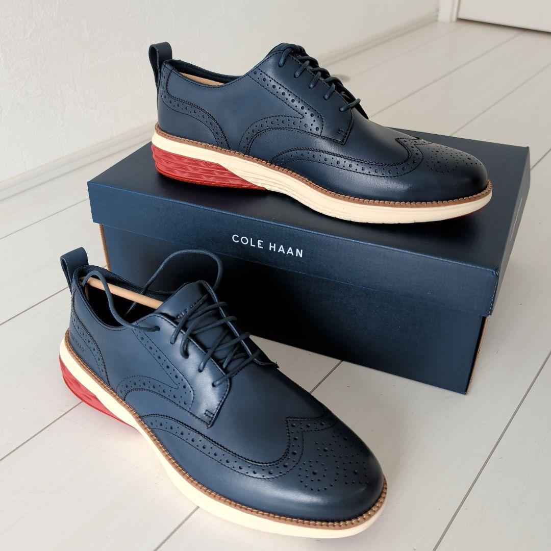 新品未使用 COLE HAAN ウィングチップ 28cm 定価5万円台★当日発送