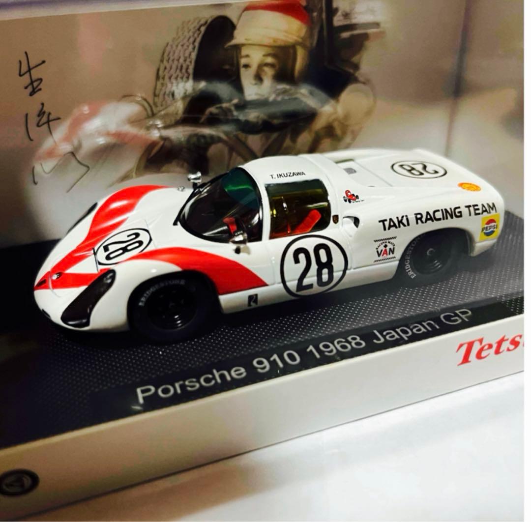 エブロ 1/43 生沢徹 ポルシェ 910 #28日本グランプリ 1968