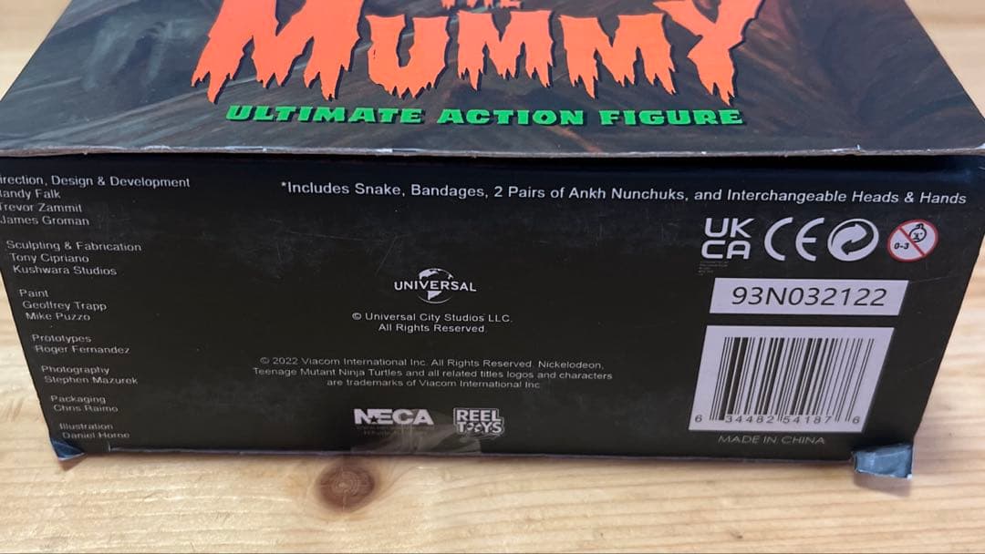 【新品未使用】NECA ミュータント・タートルズ マミー　ミケランジェロ