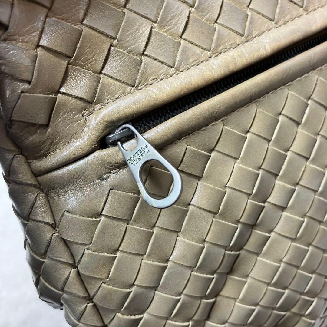 ボッテガヴェネタ✨イントレチャート ビジネスバッグ 本革 A4 オリーブグリーン