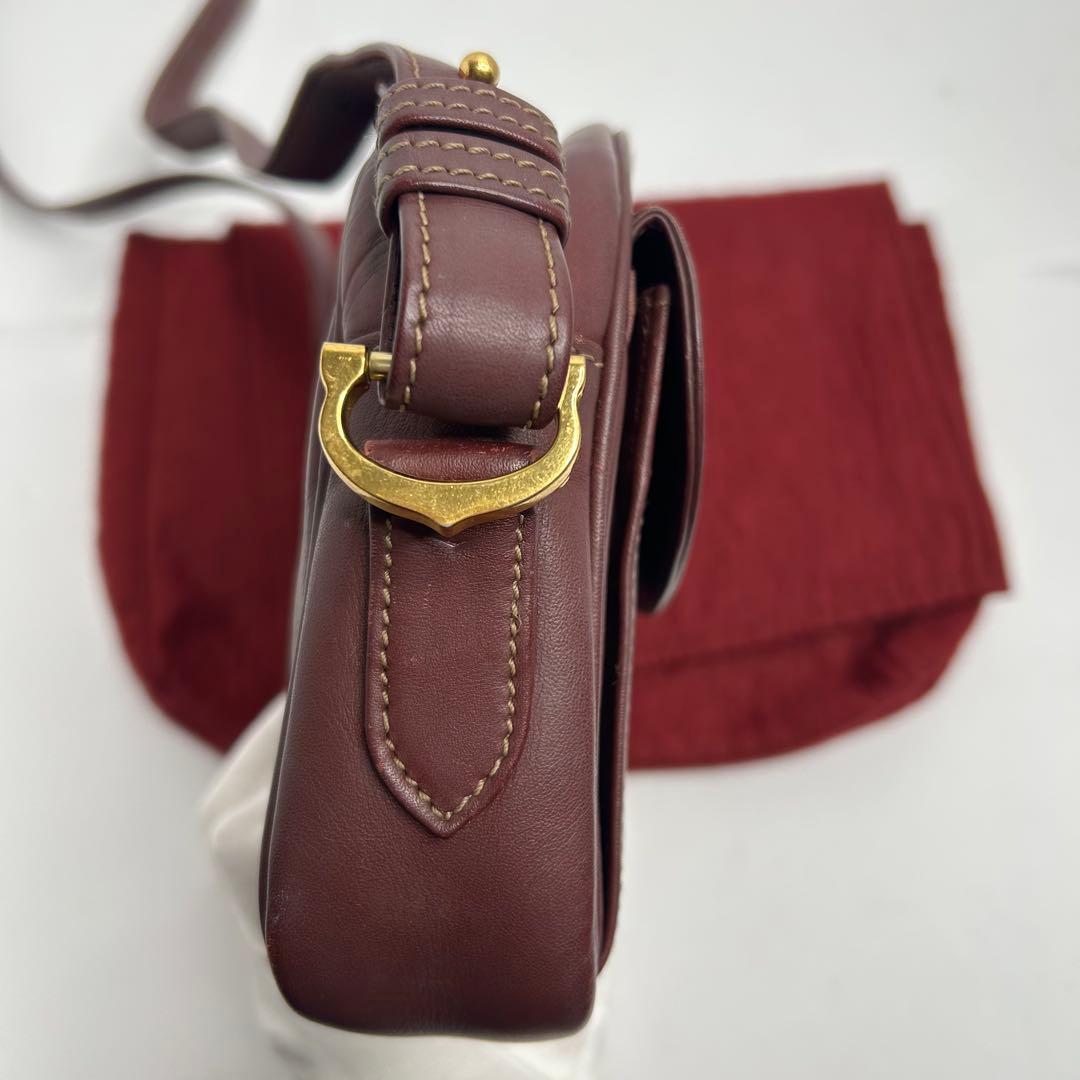 【良品✨】カルティエ　マストライン　ショルダーバッグ　カメラバッグ　2way