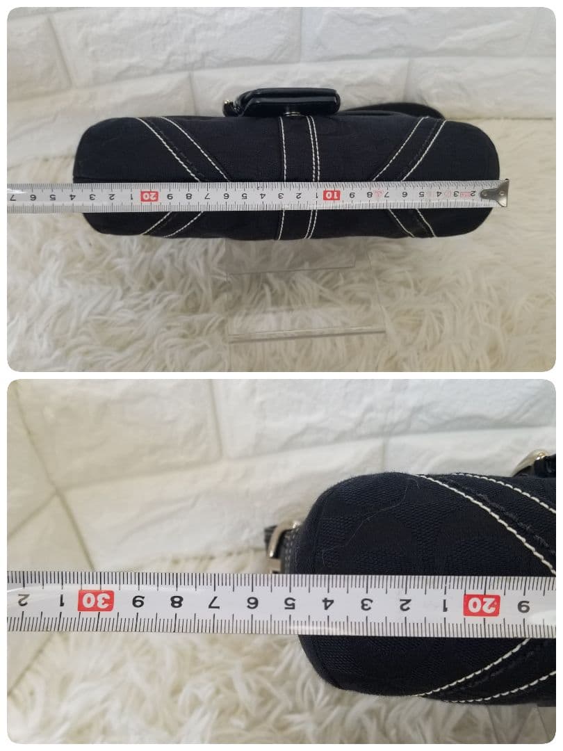 COACH／コーチ／SOHO／ソーホー／黒ブラック／シグネチャー／ワンショルダー