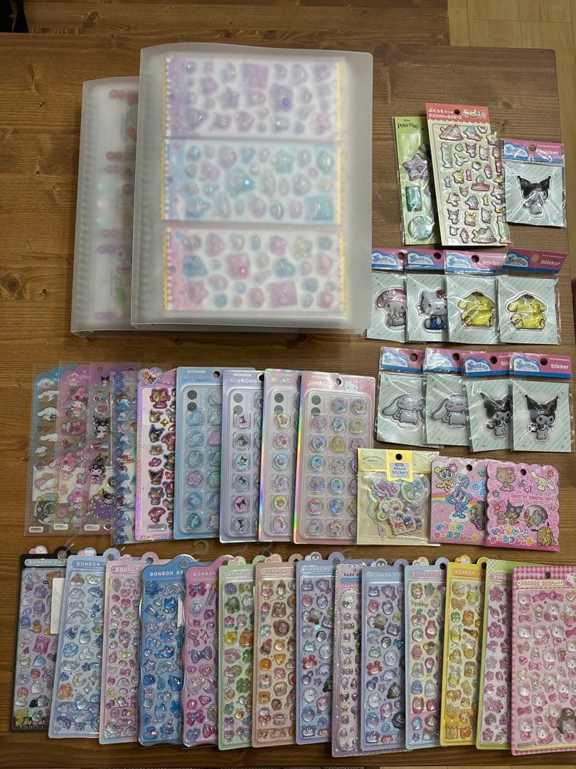 最終お値下げ！早い者勝ち！ボンボンドロップシール　シールまとめ売り！126点！