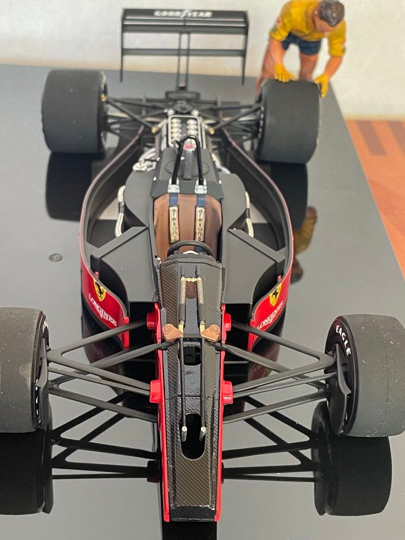 TAMIYA製　Ferrari F189 モデル 完成品フィギュア付