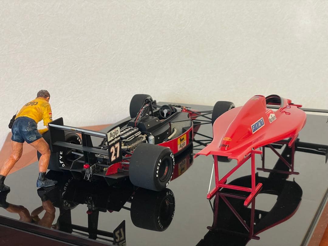 TAMIYA製　Ferrari F189 モデル 完成品フィギュア付
