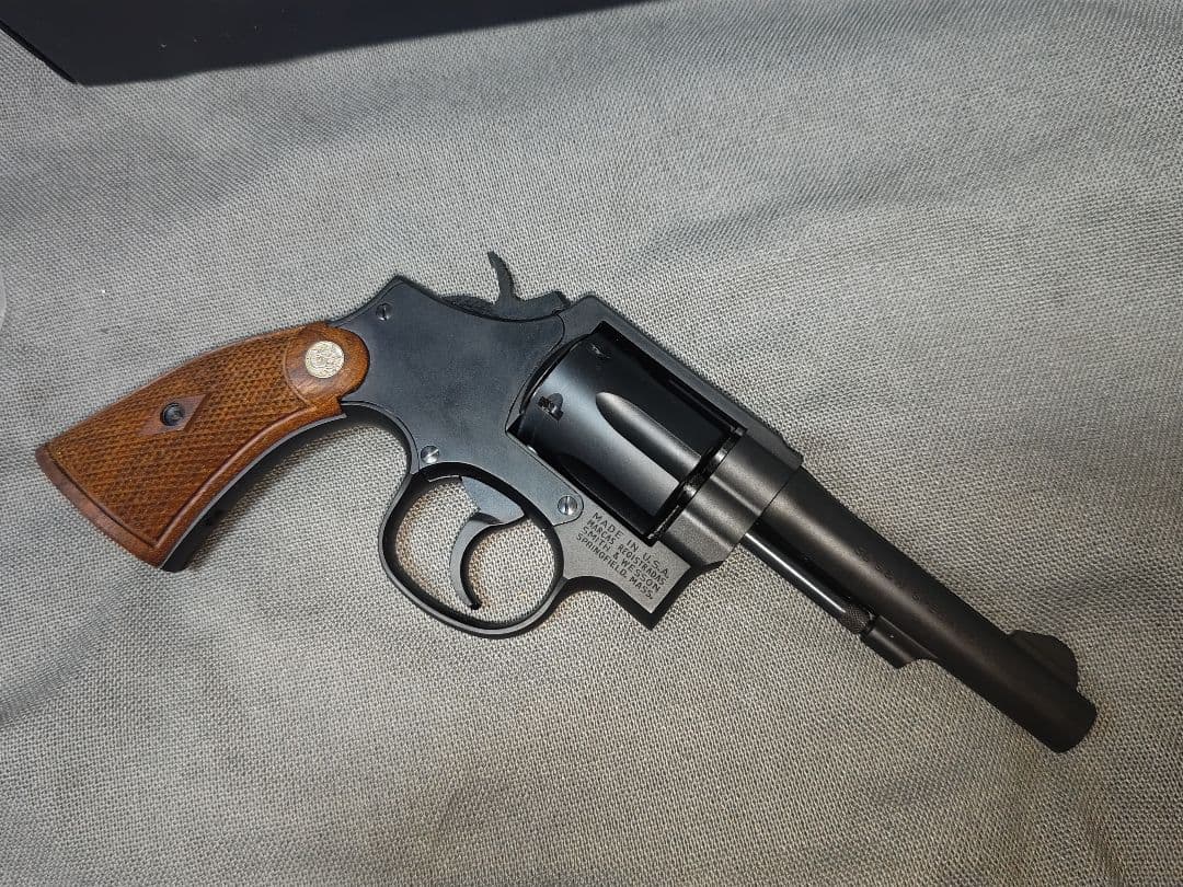 タナカ ガスリボルバー M10 ヘビーウェイトHW Ver.3　木製グリップ付き
