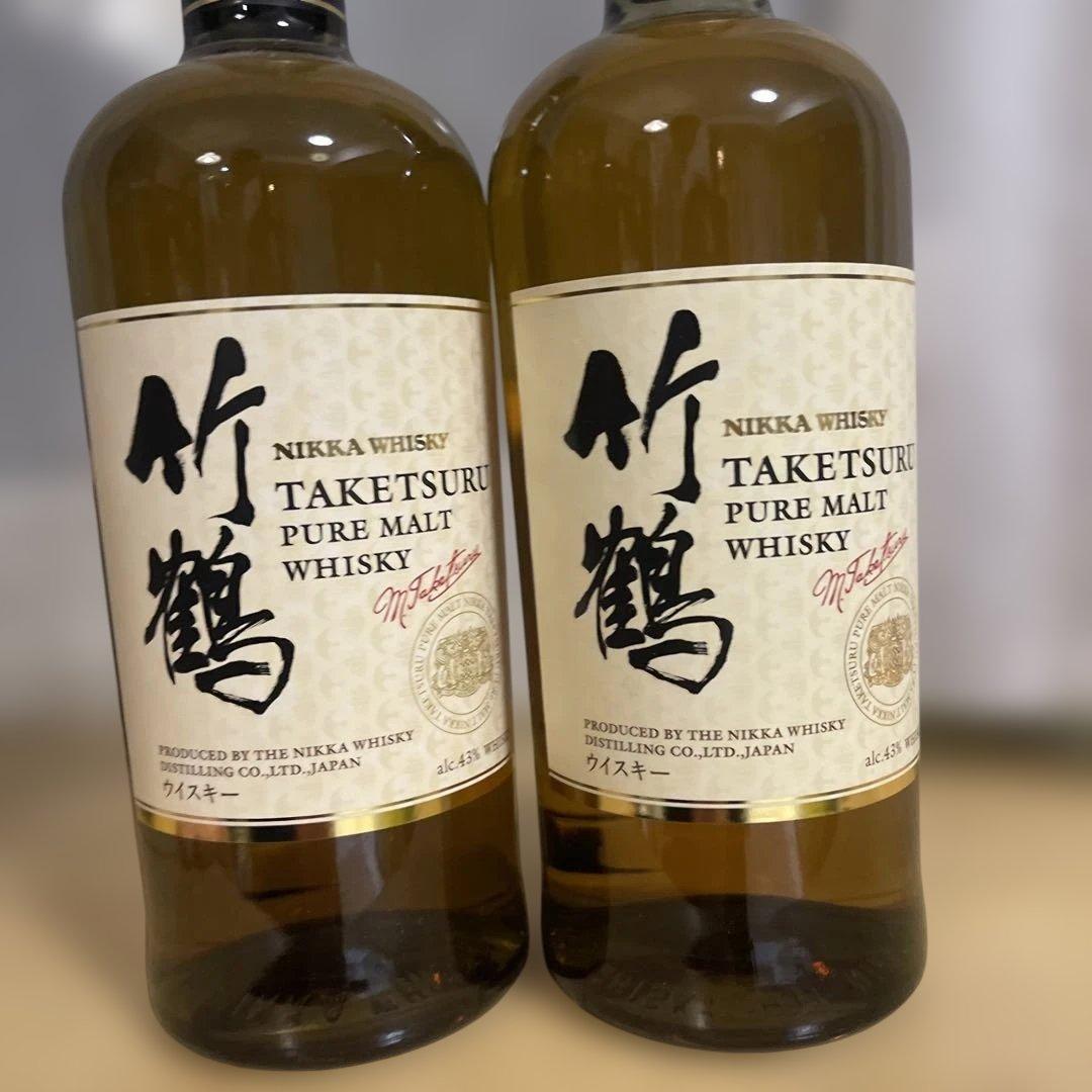 竹鶴　ピュアモルトウイスキー　Nikka Pure Malt 700ml×2本
