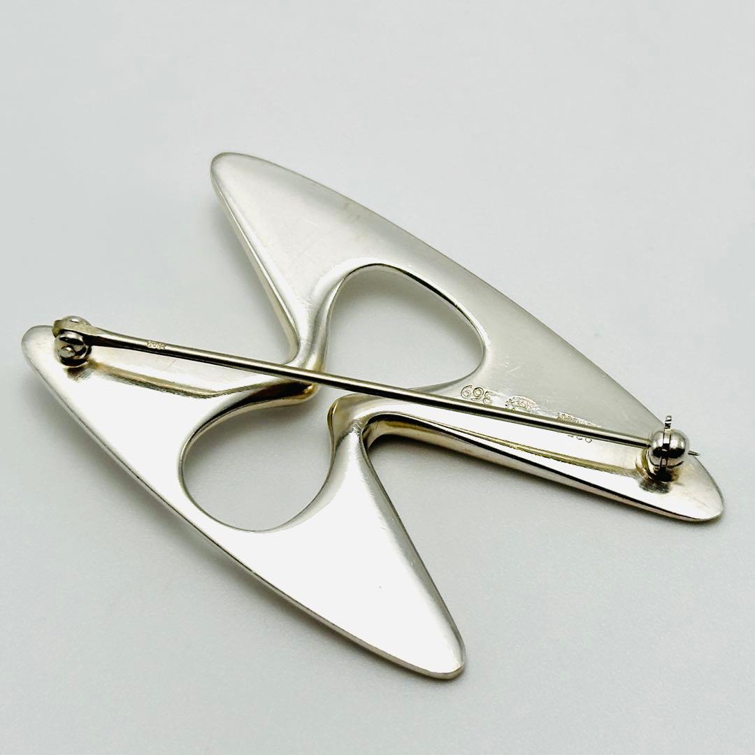   ジョージジェンセン　369 シルバーブローチ　925S