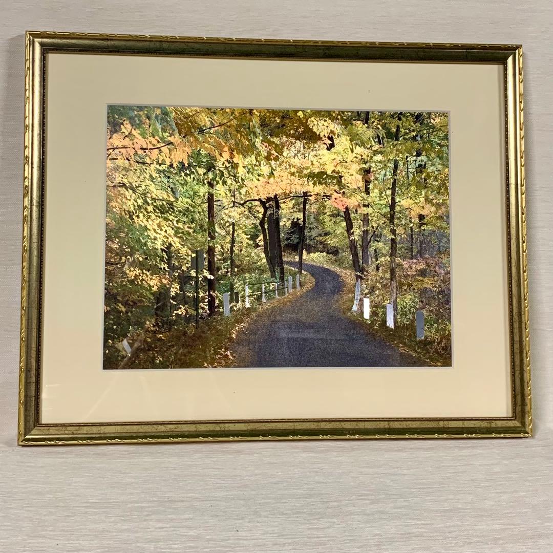 【新品・未使用】英国製 エッチングアート ヴィンテージ ホイルアート 山道