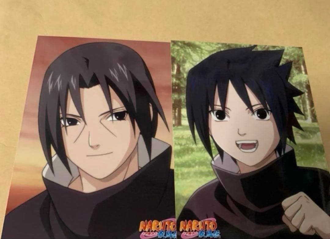 NARUTO グッズ　サスケ　イタチ　エンスカイ　ブロマイド　幼少期　暁　暗部